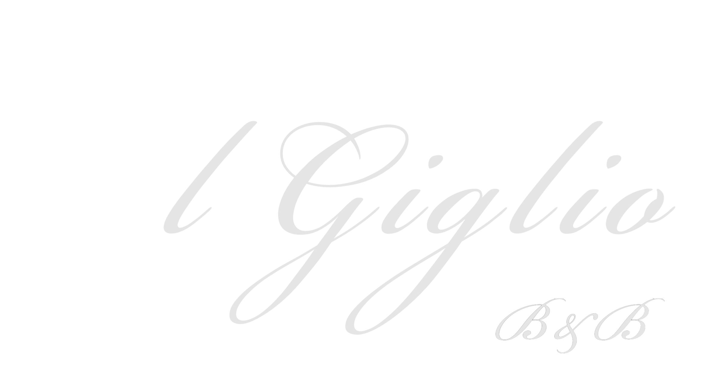 Logo de il Giglio B&B (versione bianca)